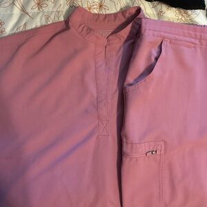 MAUVE FIGS Scrub Top and Pants Set